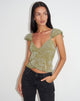 Imagen de Karaji Top en Moss Petal Olive
