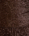 Drape Sequin Brown