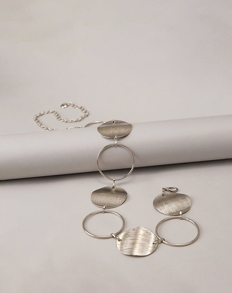 Imagen del cinturón redondo Kiana en plata