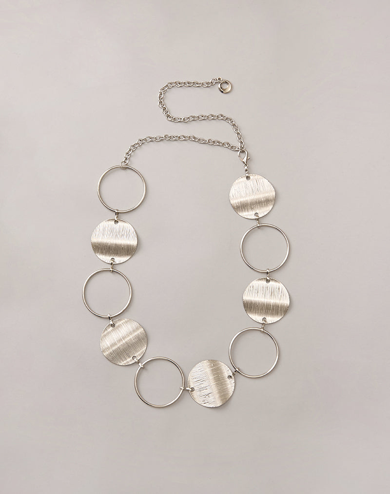 Imagen del cinturón redondo Kiana en plata