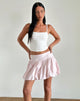 Image of Kiyowo Puffball Mini Skirt in Light Pink