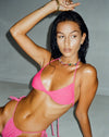 image of Laufey Bikini Top in Hot Pink