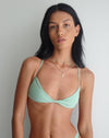 Image of Laufey Bikini Top in Lichen Green