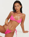 image of Laufey Bikini Top in Hot Pink