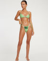 image of Laufey Bikini Top in Watercolour Green