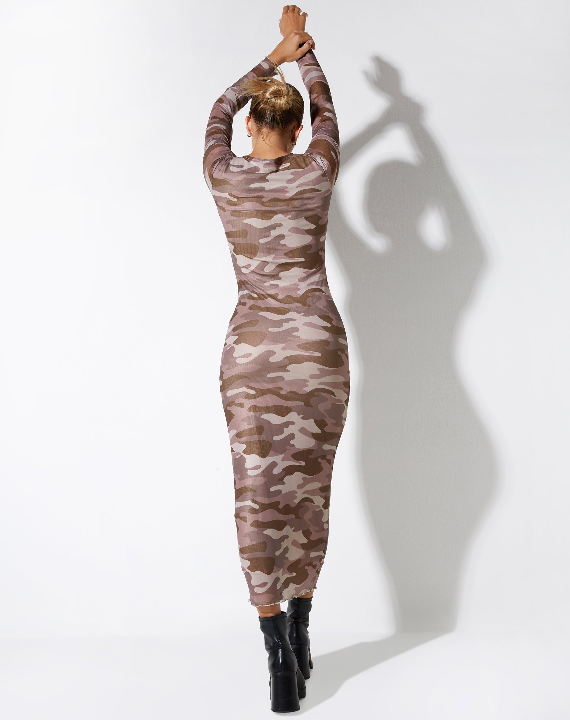 image of Laura Midi Dress in Camo