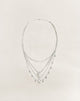 Image of Image of Silver Plated Star Layer Necklace