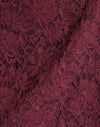  Lace Burgundy with Pink Binding