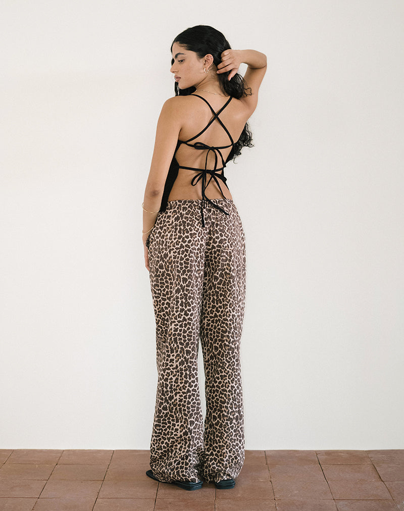 Rar Leopard Sandstorm Trousers | Lirura – motelrocks-com-eur