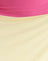 Rayon Jersey Lemon Yellow and Deep Pink