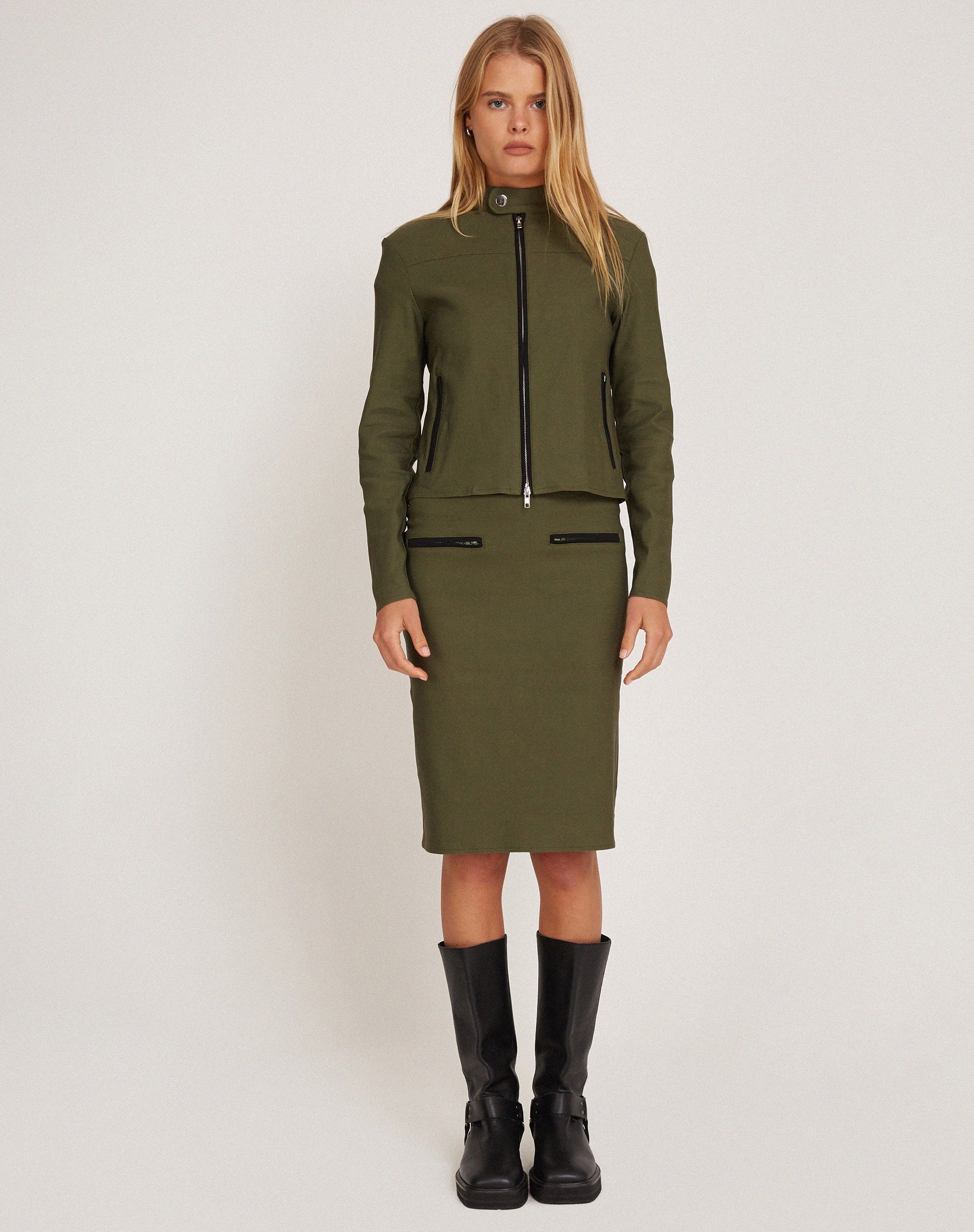 Image of Livia Jacket in Tailoring Army Green