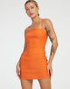 image of Lovana Mini Dress in Orange