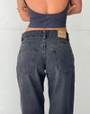 image of Low Rise Parallel Jeans in Vintage Black