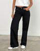 Image of Low Rise Parallel Jeans in Rinse Black