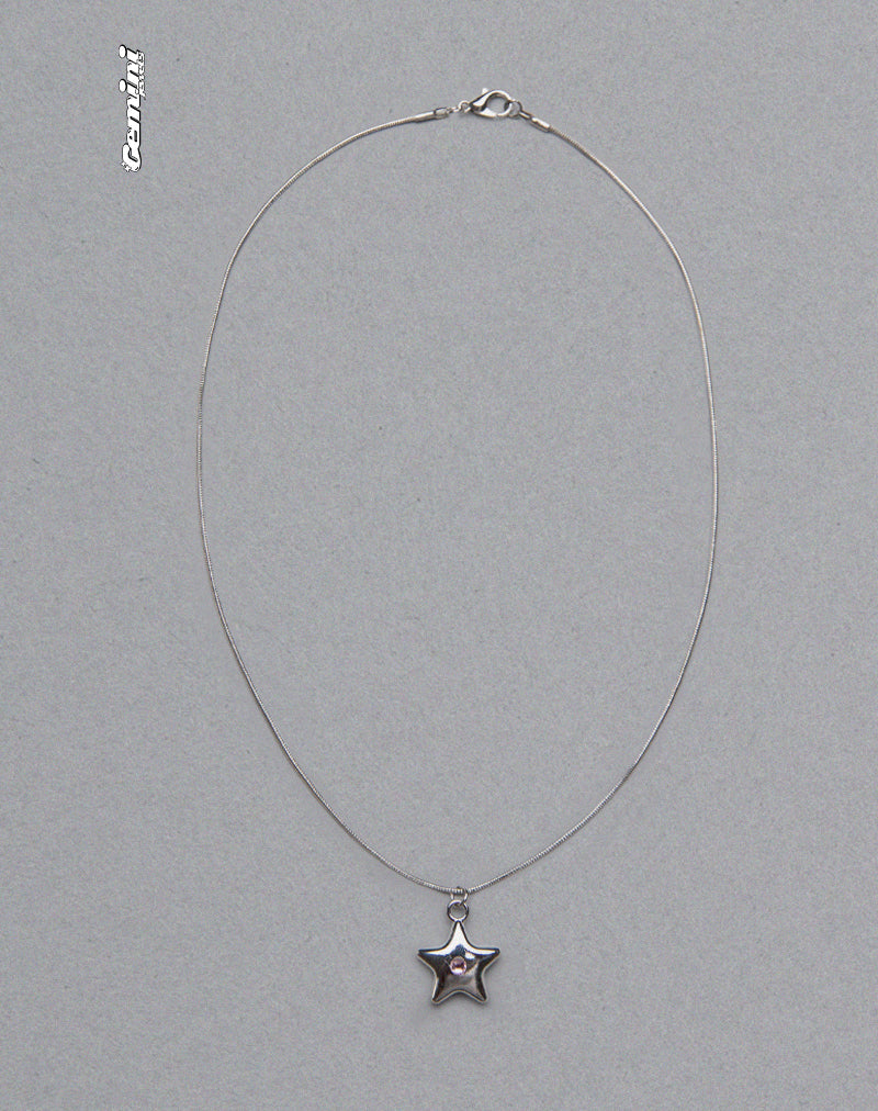 Collier Luna Étoile Rose