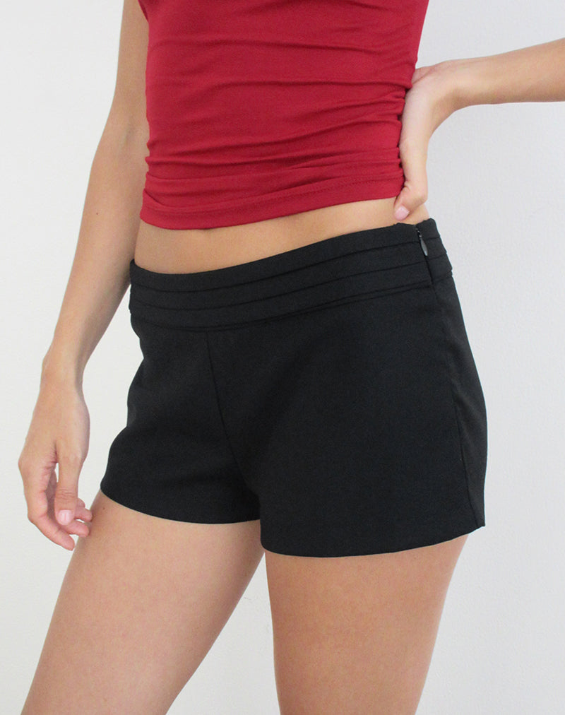 Lutara-Shorts in Tailoring Black