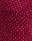 Wine with Pink Micro Polka Print