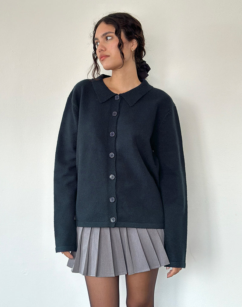 Madera Cardigan in Dark Navy