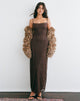 Image of Madrid Maxi Dress in Lace Chocolate