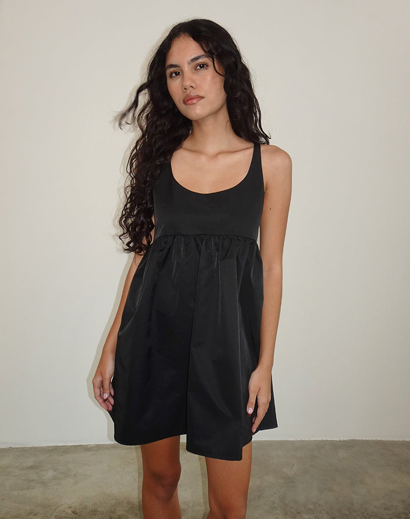 Image of Marona Mini Dress in Black