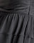 Black Satin and Chiffon