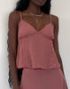 Image of Melly Chiffon Cami Top in Dessert Sand