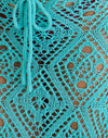  Crochet Knit Aqua Sky