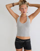 Image of Mirelda Halterneck Top in Lurex Silver