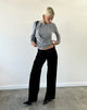 Image of Low Rise Roomy Jeans in Rinse Schwarz