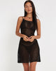 image of Monida Mini Dress in Black