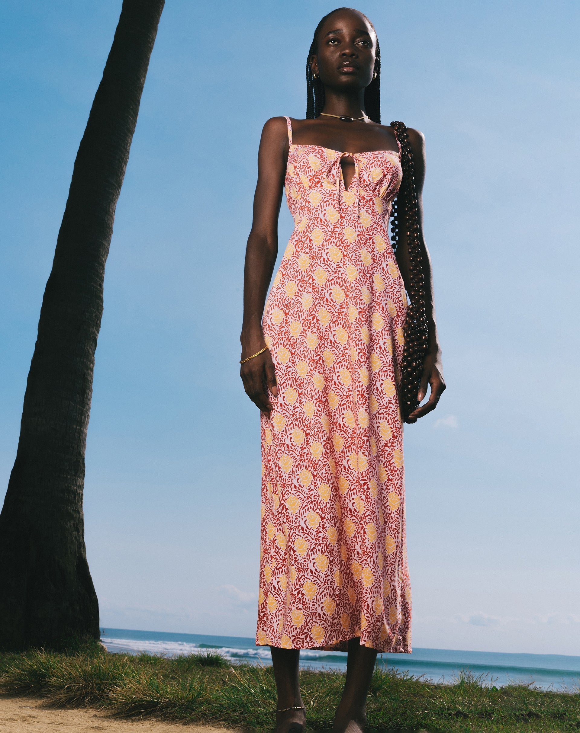 batik midi dress Seya Batik Midi Dress