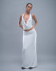 Image of Rim Jersey Maxi Skirt in Ivory