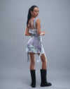 Image of Sabit Mesh Mini Dress in Printed Pearly Shell