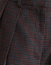 Heavy Woven Check Blue and Red