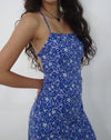 Image of Nosita Midi Dress in Retro Blue