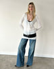Image of Orten Top in Cotton Jersey 60's Off White