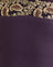 Deep Purple with Embroidered Sequin Trim