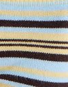 Stripe Yellow Blue Brown