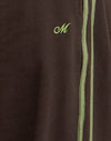 Bitter Chocolate with Green Binding and M Embellishment
