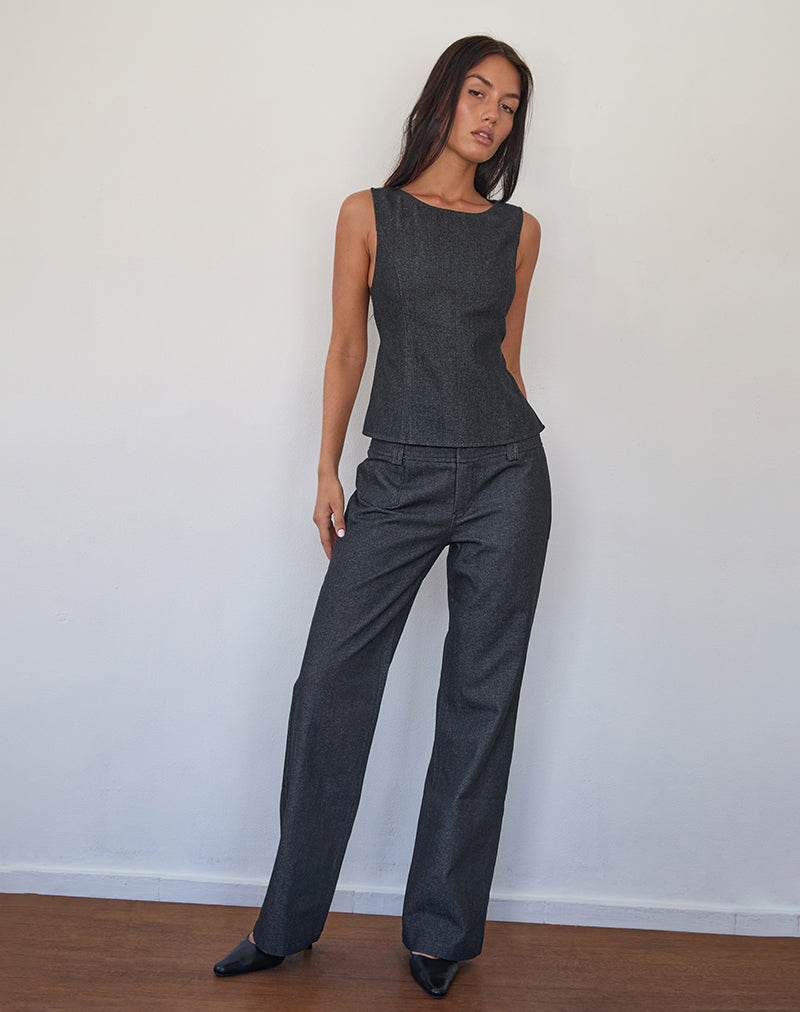 Image of Padali Trouser in Dark Indigo