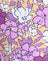hell blumig orange lila