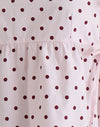 Pink with Medium Polka Red