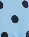 Blue with Polka Space Black