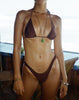 image of Pami Bikini Top in Shimmer Brown