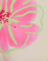 Ivory with Pink Watercolour Flower