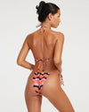 image of Leyna Bikini Bottom in Abstract Art Pink