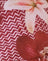 Zig Zag Lily Burgundy with Beads