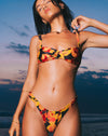 Image of Farida Bikini Bottom in Orchid Sunset