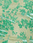 Flocage floral vert et bleu