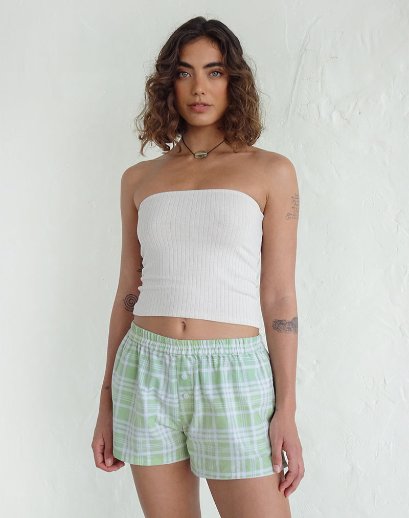 Image of Laboxe Shorts in Table Cloth Neo Mint